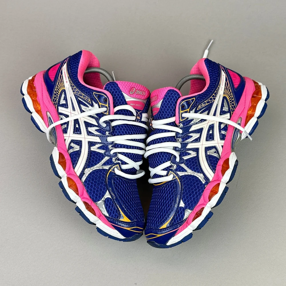 GEL Nimbus 16 — Bleu roi / Rose fluo