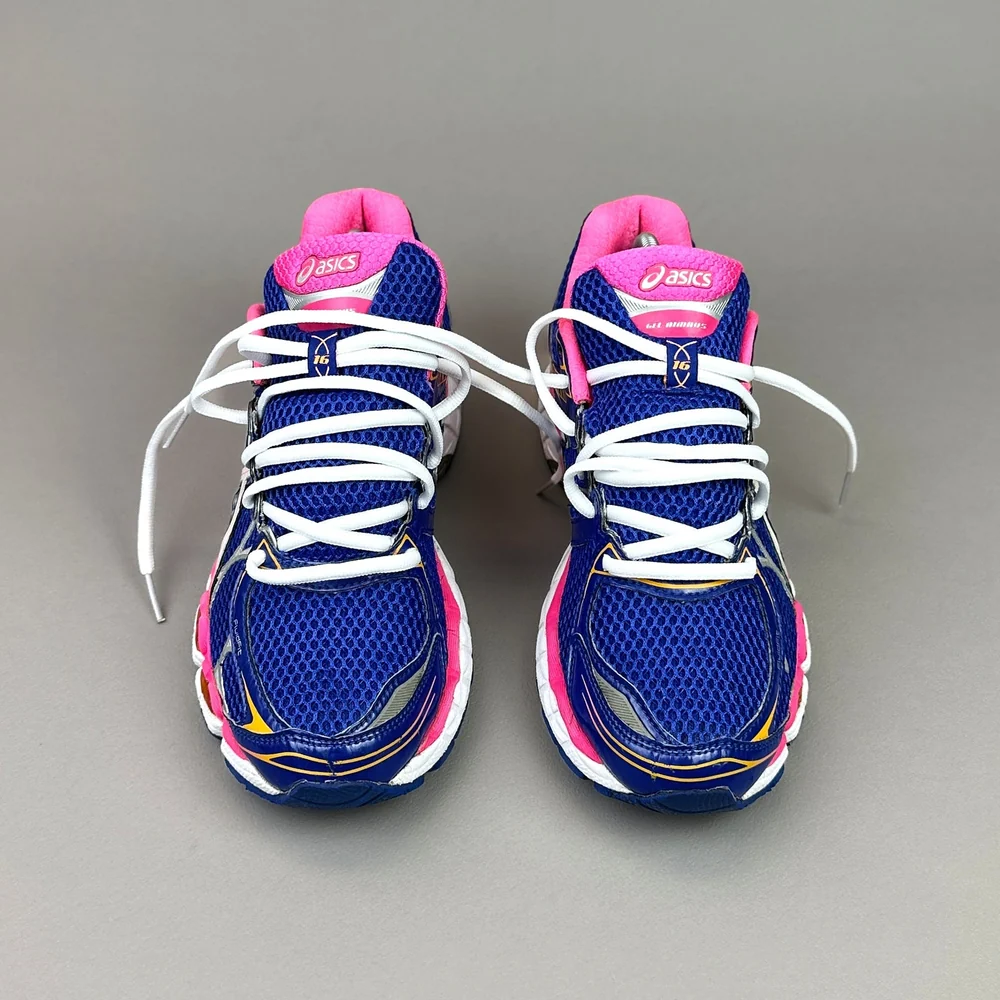 GEL Nimbus 16 — Bleu roi / Rose fluo