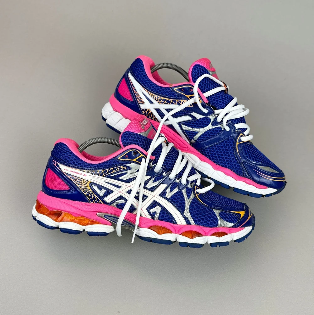 GEL Nimbus 16 — Bleu roi / Rose fluo