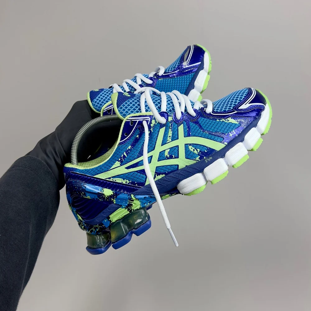 GEL Nimbus 16 — Bleu roi / Vert citron